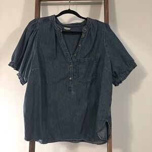 CLEARANCE SALE: Pilcro for Anthropologie Denim Shirt-2x